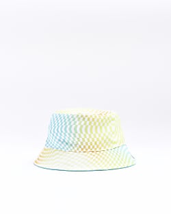 Boys coral reversible bucket hat