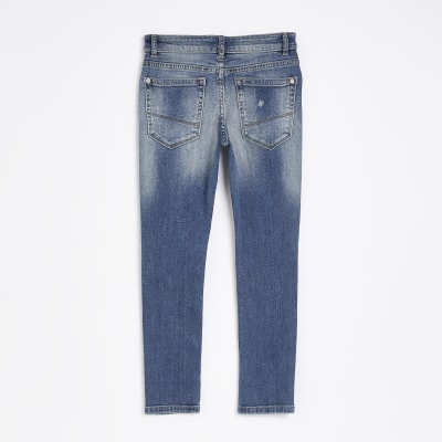 Boys Denim Paint splat Skinny Jeans