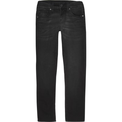 boys black skinny jeans
