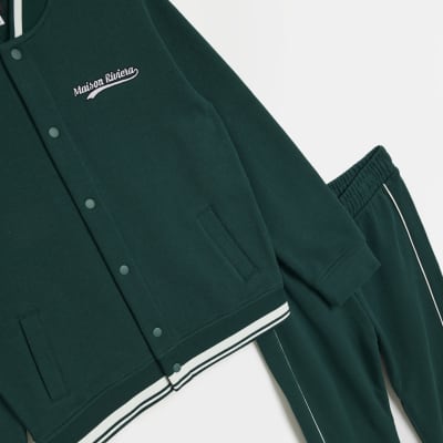 Boys Green Maison Riviera Varsity Outfit