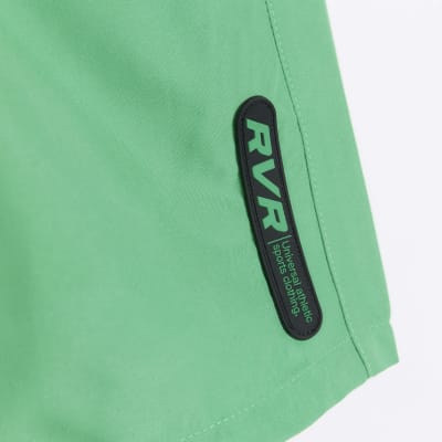 Boys Green Print Reveal Swim Shorts