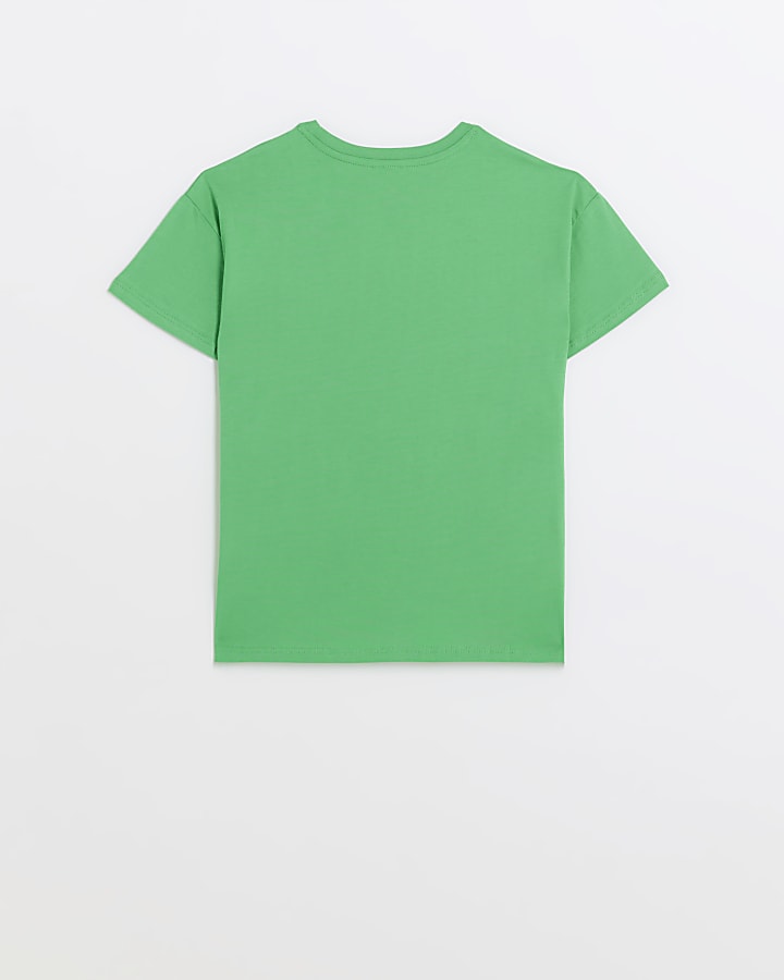 Boys green Varsity T-shirt
