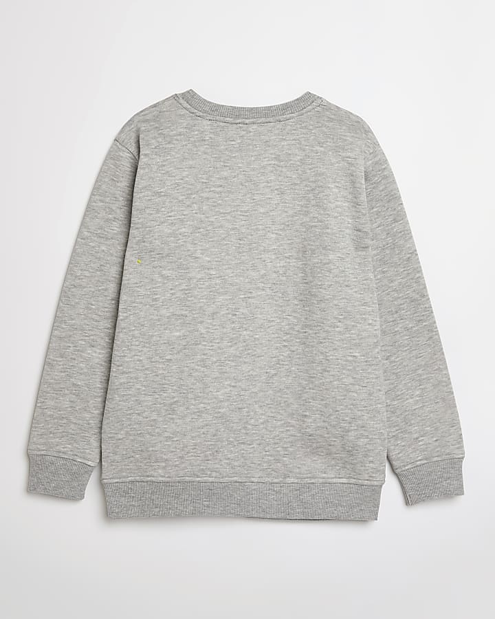Boys grey 2Pac print sweatshirt