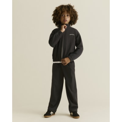 Boys Grey Bomber Jacket 3 Piece Set