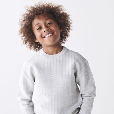 boys grey sweater