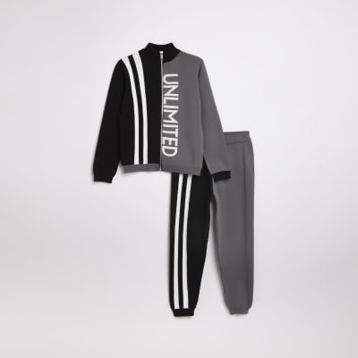 river island grey tracksuit