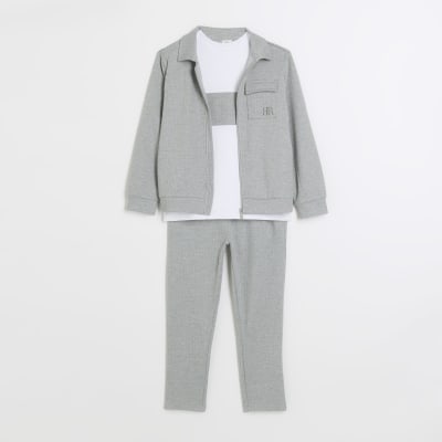 River island best sale grey tracksuit