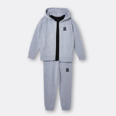 grey hoodie and joggers set