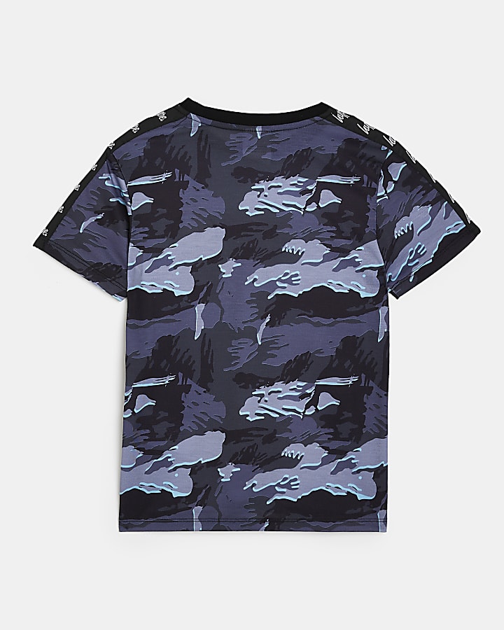 Boys grey HYPE camo t-shirt