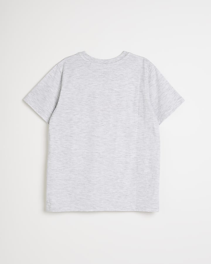 Boys grey 'Iconic' t-shirt