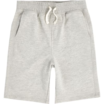 Boys grey jersey shorts