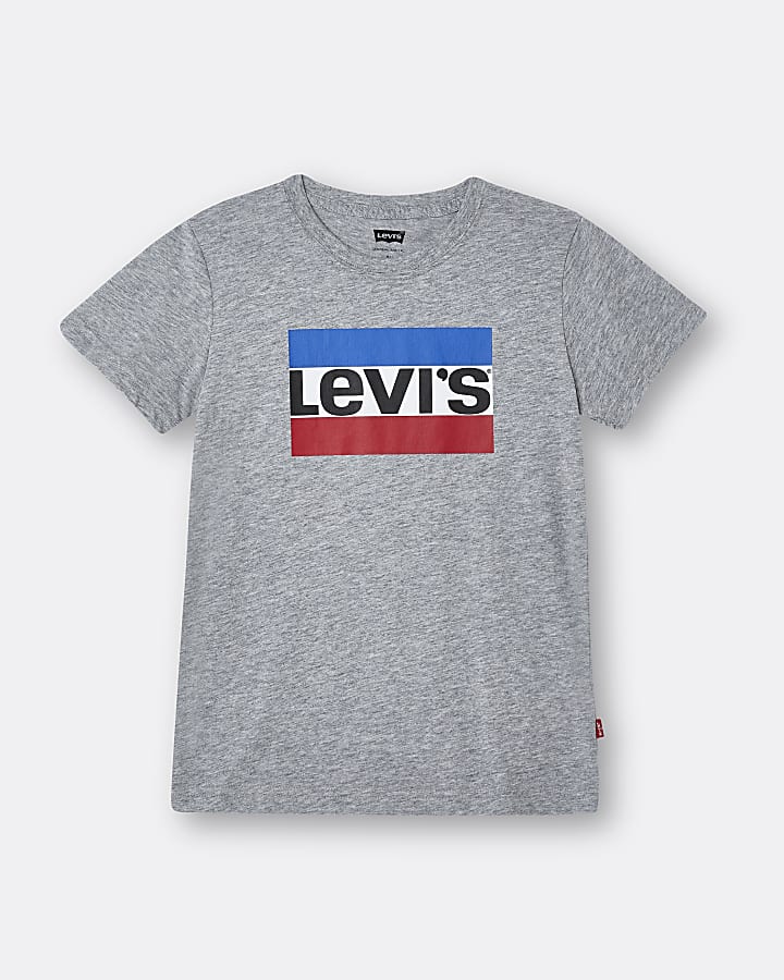 Boys grey Levi's short sleeve t-shirt