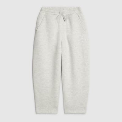 Boys Grey Premium Barrel Leg Joggers