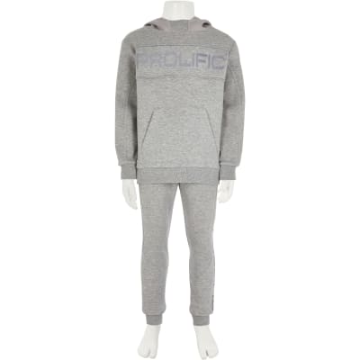 grey reflective tracksuit