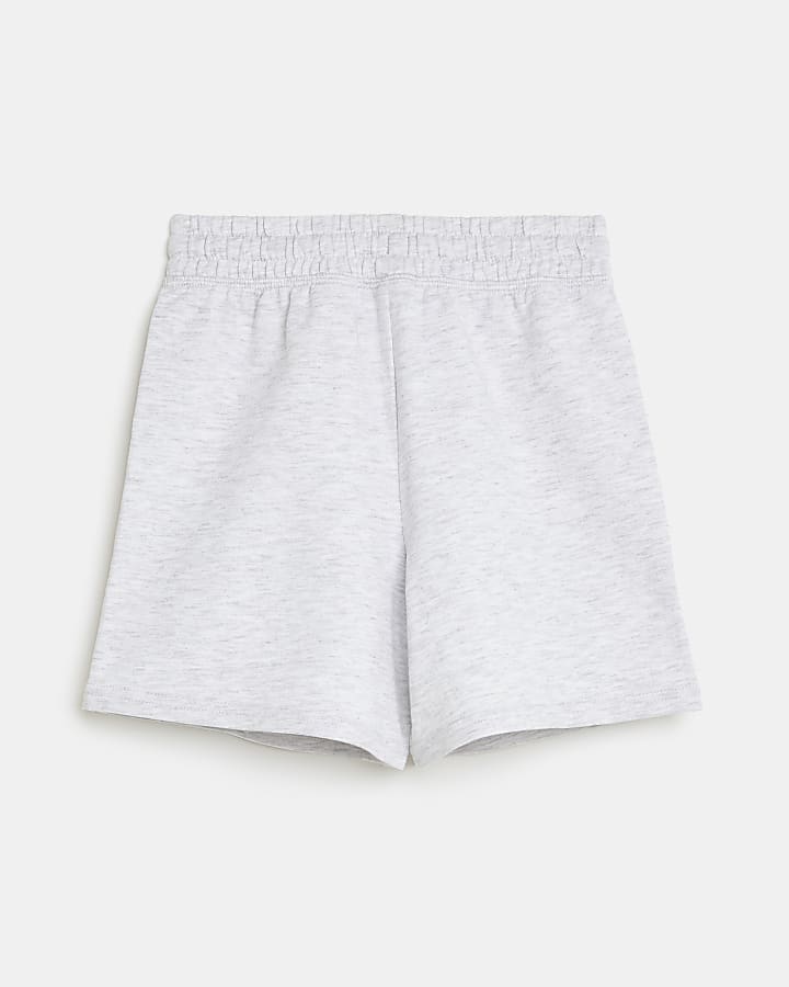 Boys grey RR branded shorts