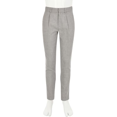 tapered leg suit pants