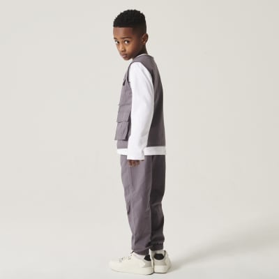 Boys deals grey gilet