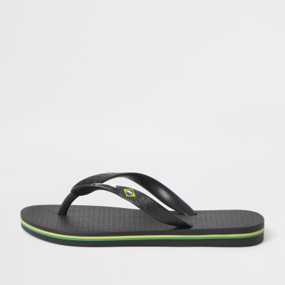 ipanema black flip flops