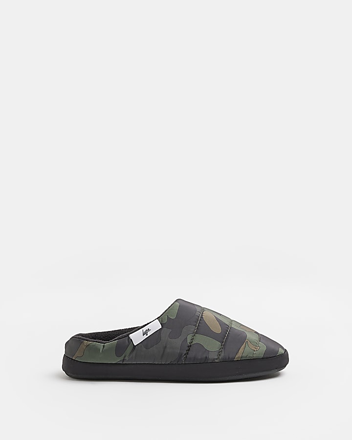 River Island Boys camo slippers River Island Boys Shoes Slippers 