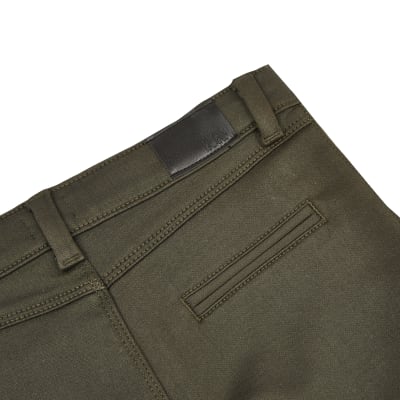 khaki smart trousers