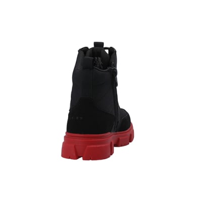 360 degree animation of product Boys lace up ankle boots frame-10