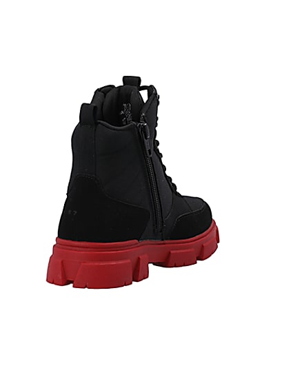 360 degree animation of product Boys lace up ankle boots frame-11