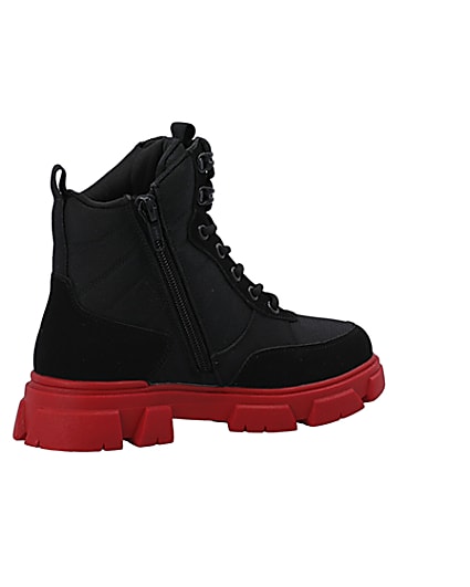 360 degree animation of product Boys lace up ankle boots frame-13
