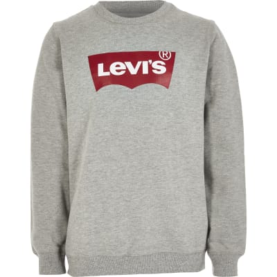 levis grey jumper mens