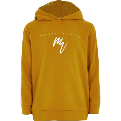 boys mustard hoodie