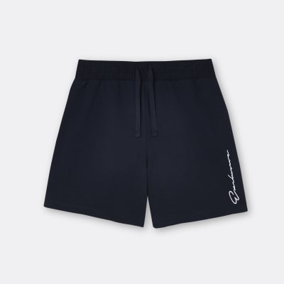 boys navy jogger shorts