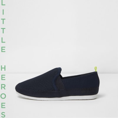 grey slip on plimsolls