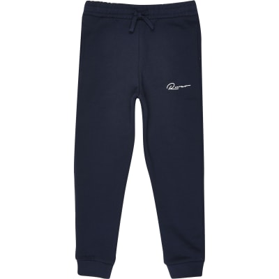 boys navy jogging bottoms