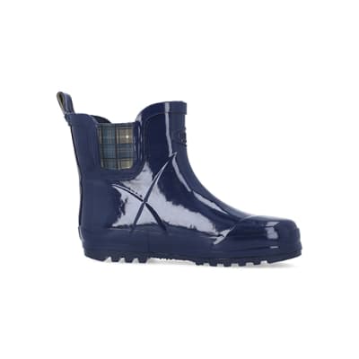 River island 2024 navy boots