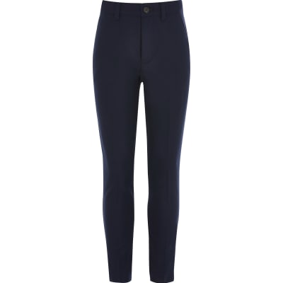 boys navy suit pants