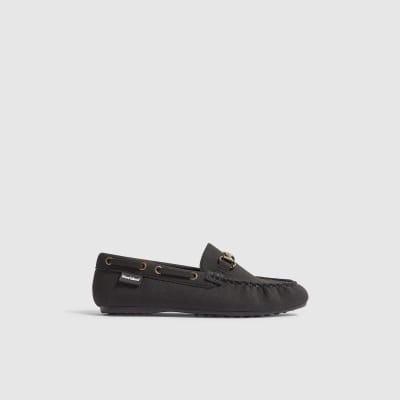 Boys Navy Snaffle Loafers
