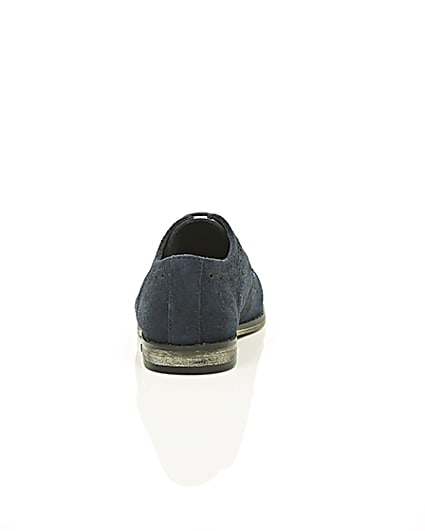 360 degree animation of product Boys navy suede brogues frame-15