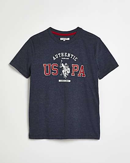 Boys navy USPA T-shirt