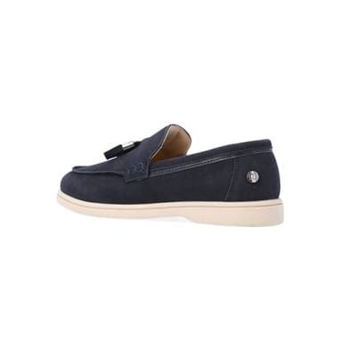 River island hot sale navy loafers