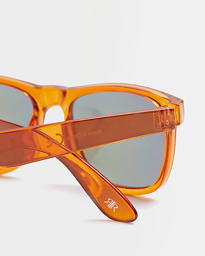 Boys orange neon wayfarer sunglasses
