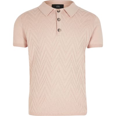 boys knitted polo