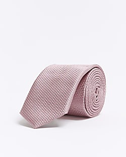 Boys pink occasionwear tie