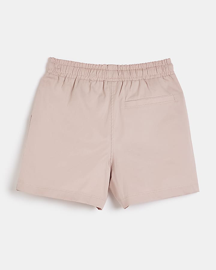 Boys Pink Pull On Shorts