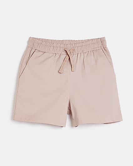 Boys Pink Pull On Shorts