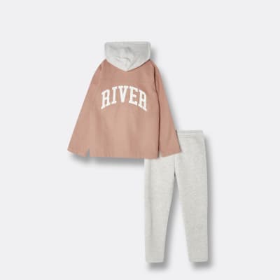 shacket and joggers