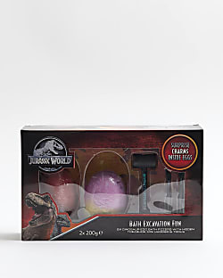 Boys Red Jurassic Park Bath Fizzer Gift Set