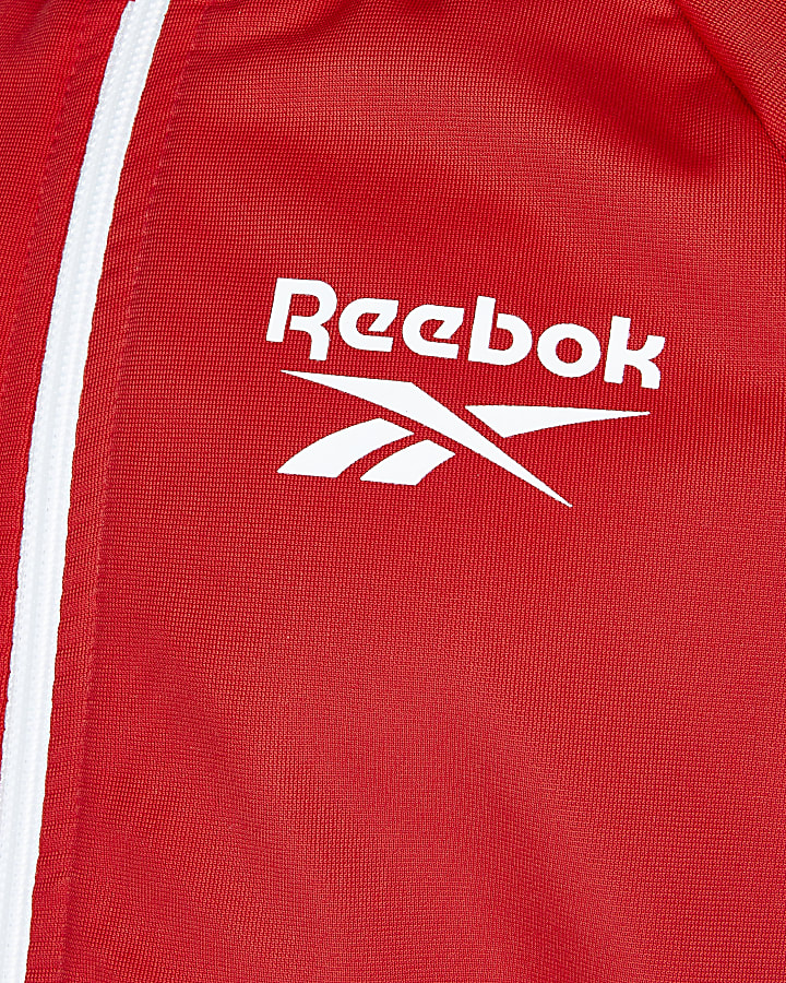 Boys red Reebok tracksuit outfit
