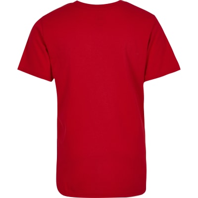 boys red t shirt