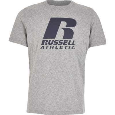 grey athletic shirt