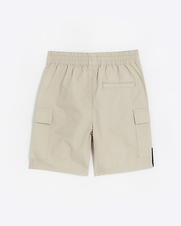 Boys stone cargo shorts