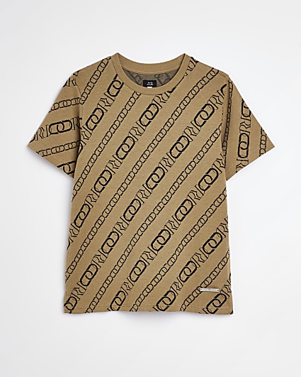 Boys Stone Chain Print T-shirt